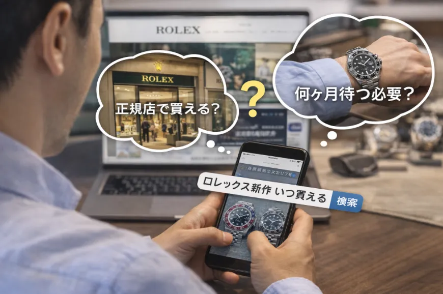 「ロレックス新作 いつ買える」と検索する人の本当の目的.webp