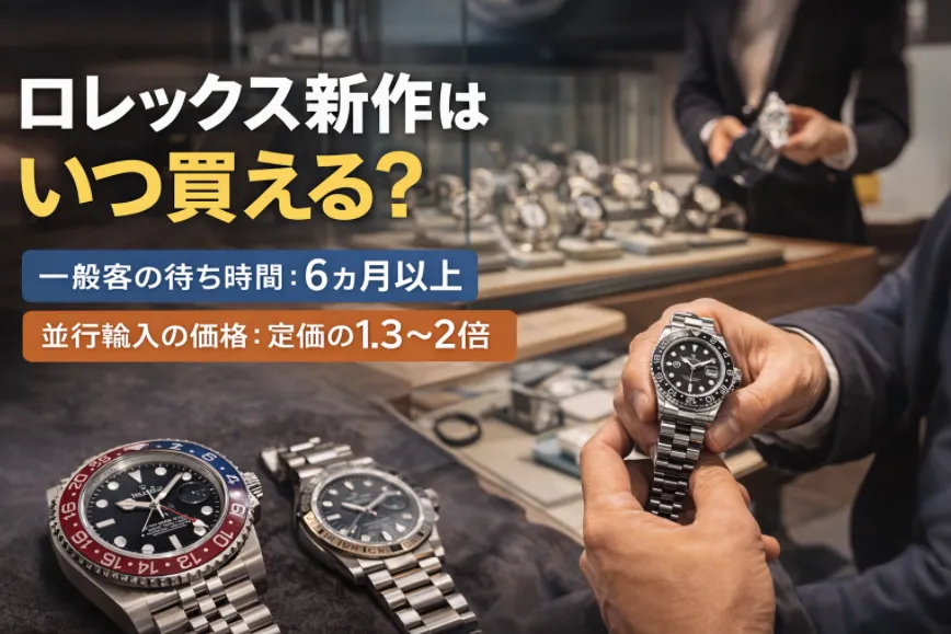 ロレックス新作はいつ買える？正規店の入荷時期・一般客の待ち時間・購入ルート完全解説【2026年最新版】
