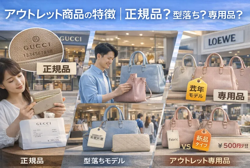 4. アウトレット商品の特徴｜正規品？型落ち？専用品？.webp