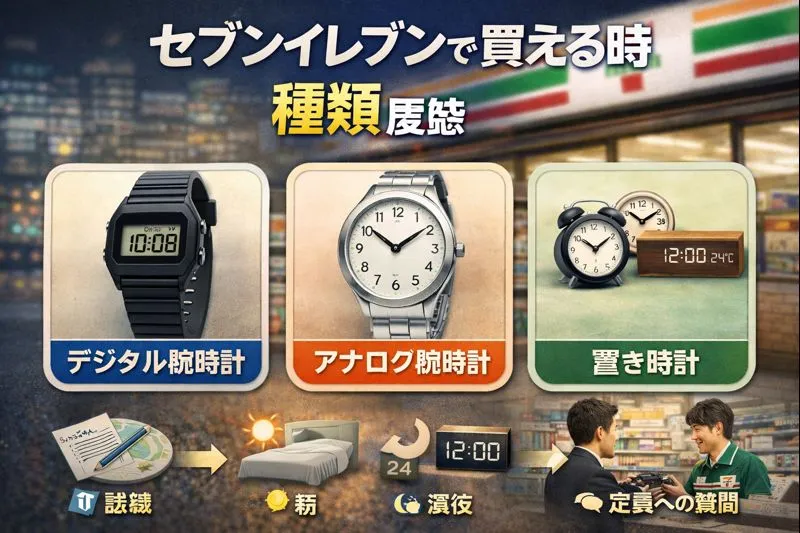 2 セブンイレブンで買える時計の種類｜腕時計・置き時計の実態.webp