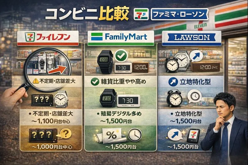 5 コンビニ比較｜セブン・ファミマ・ローソンの取扱傾向.webp