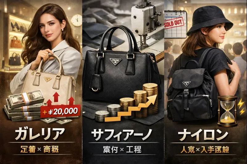 モデル別深掘り｜ガレリア／サフィアーノ／ナイロンの価格変動.webp