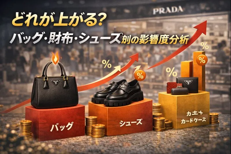 どれが上がる？｜バッグ・財布・シューズ別の影響度分析.webp
