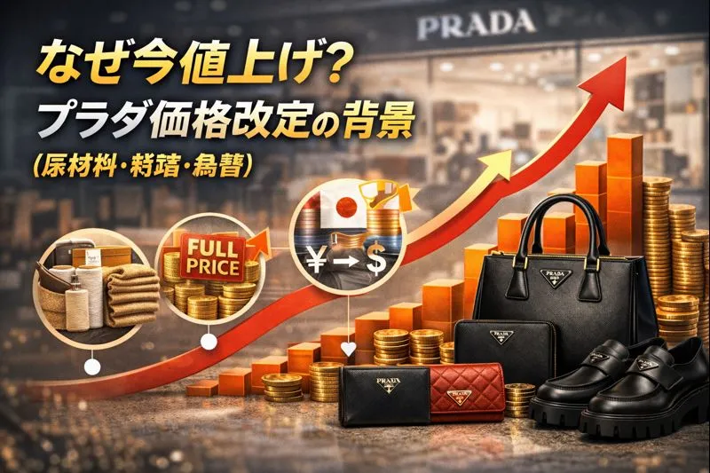 なぜ今値上げ？｜プラダ価格改定の背景（原材料・戦略・為替）.webp