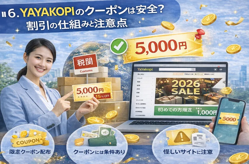 6. YAYAKOPIのクーポンは安全？割引の仕組みと注意点.webp