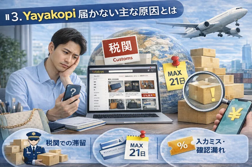 3. Yayakopi 届かない主な原因とは.webp