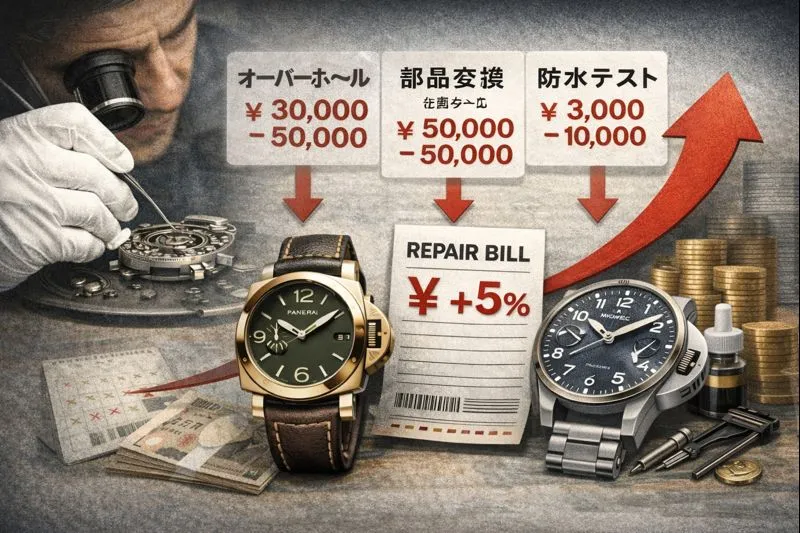 8 維持費の現実｜オーバーホール・修理料金の目安と改定影響.webp