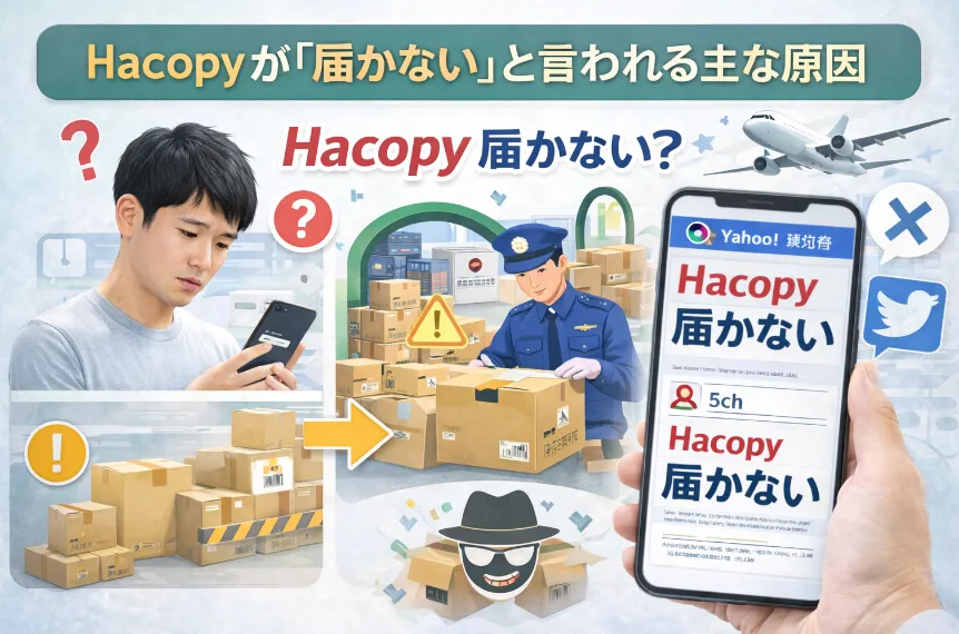 3. Hacopyが「届かない」と言われる主な原因.webp