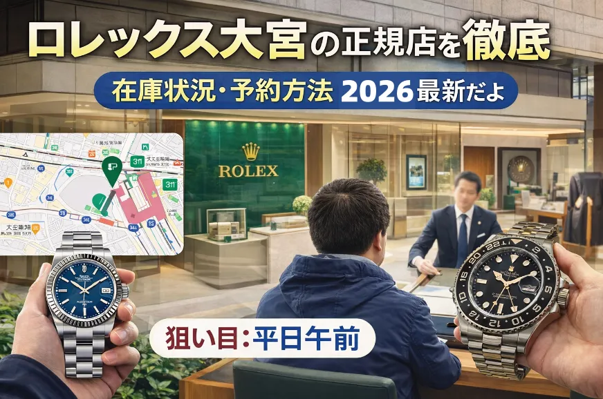 ロレックス大宮の正規店はどこ？在庫状況・予約方法・買えた人の実体験まとめ【そごう大宮レビュー付き｜2026年最新】