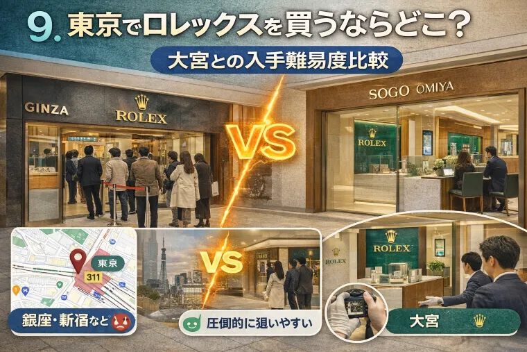 9. 東京でロレックスを買うならどこ？大宮との入手難易度比較.webp