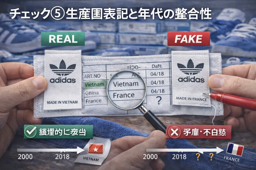 7. チェック⑤ 生産国表記と年代の整合性.webp