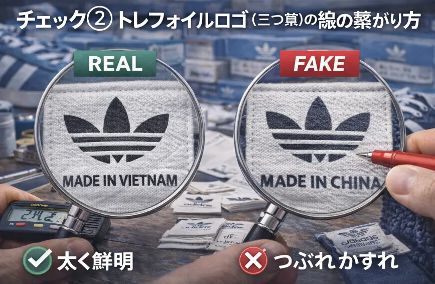 4. チェック② トレフォイルロゴ（三つ葉）の線の繋がり方.webp