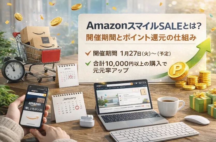 AmazonスマイルSALEとは？開催期間とポイント還元の仕組み.webp