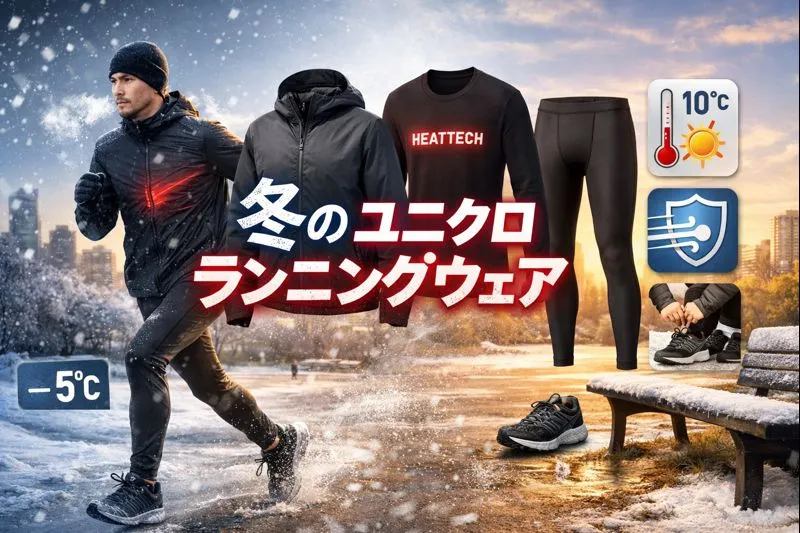 冬のユニクロランニングウェアはこれで十分？｜ ヒートテック・防風ジャケット・タイツの組み合わせ、 気温別の最適コーデと寒さ対策を徹底解説