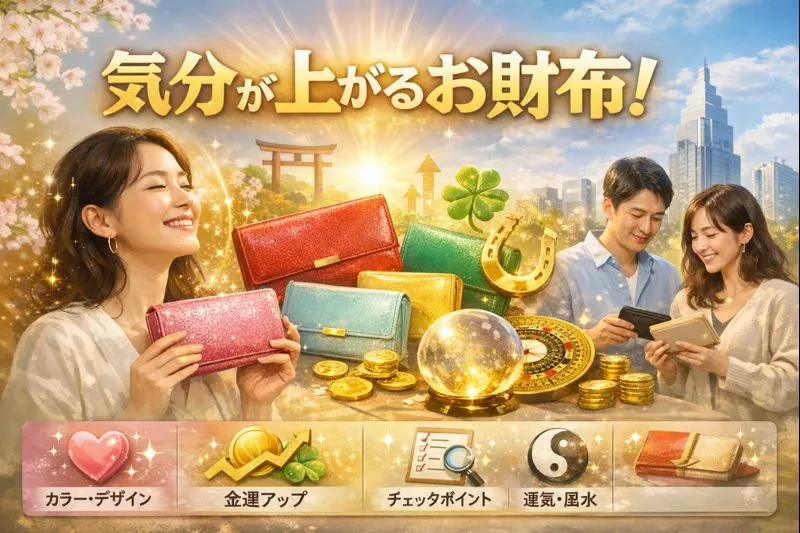 気分が上がるお財布とは？｜毎日使って満足度が高い理由・色やデザインの選び方・運気や印象との関係・自分に合う財布を見つけるためのチェックポイントを徹底解説