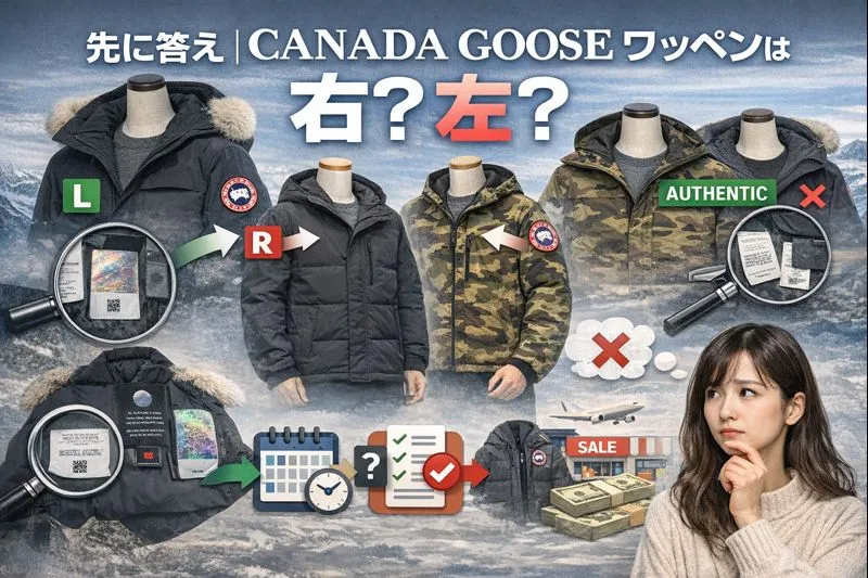 1. 先に答え｜CANADA GOOSEワッペンは右？左？.webp