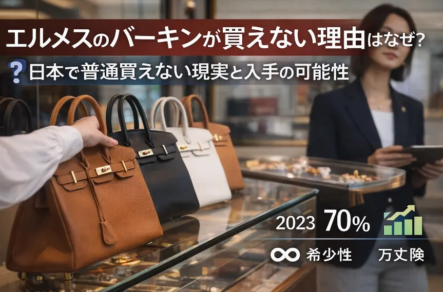 エルメスのバーキンが買えない理由はなぜ？日本で普通に買えない現実と入手の可能性を解説