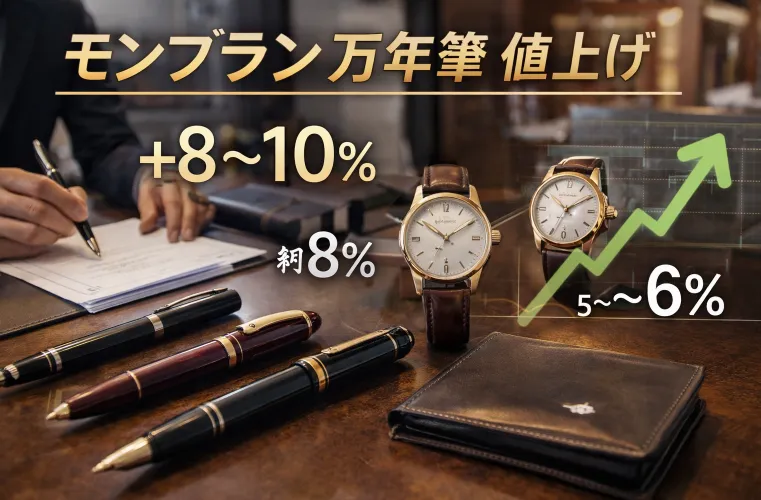 【公式発表】モンブラン万年筆の値上げは2026年2月2日実施｜価格改定率と購入判断