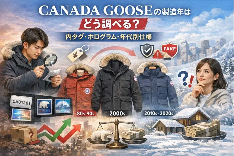 CANADA GOOSEの製造年はどう調べる？ 内タグ・ホログラム・年代別仕様の違いをわかりやすく解説