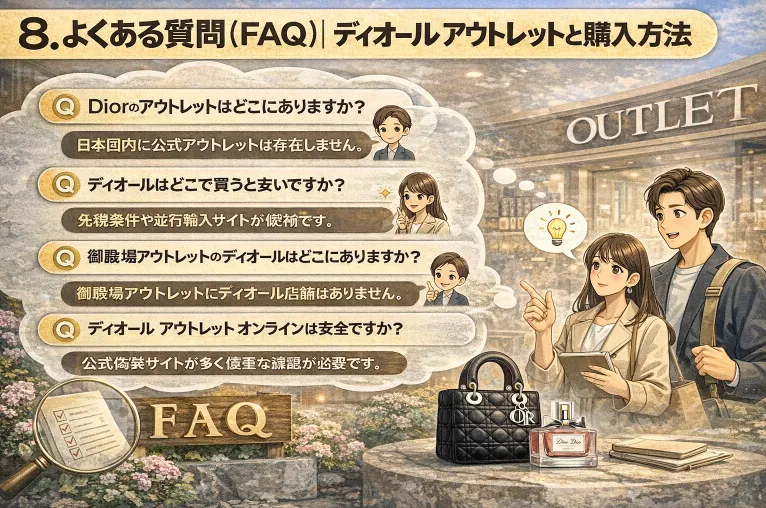8. よくある質問（FAQ）｜ディオール アウトレットと購入方法.webp
