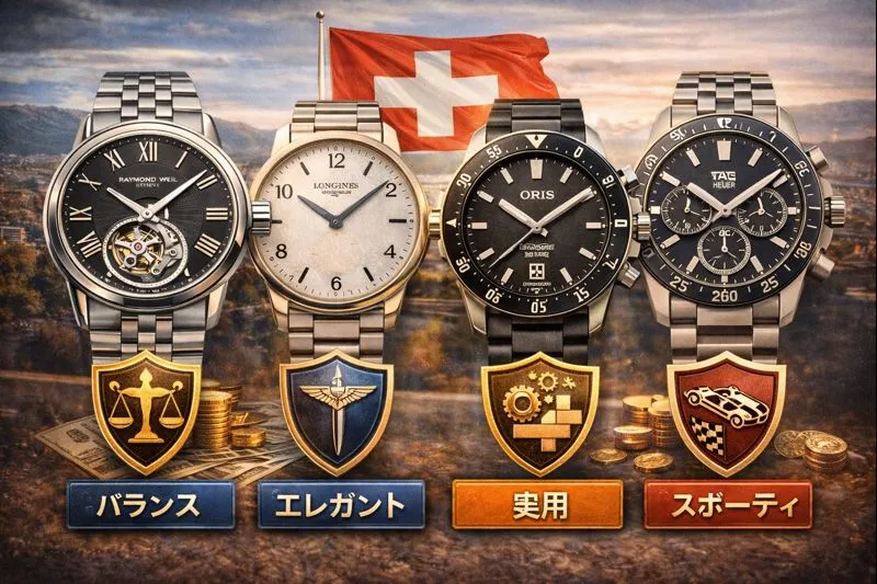他ブランド比較｜ロンジン・オリス・タグホイヤーと比べると？.webp