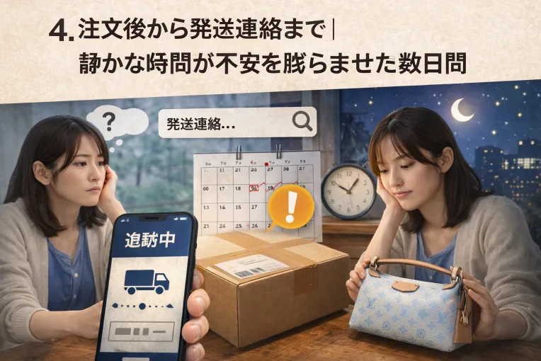 4. 注文後から発送連絡まで｜静かな時間が不安を膨らませた数日間.webp