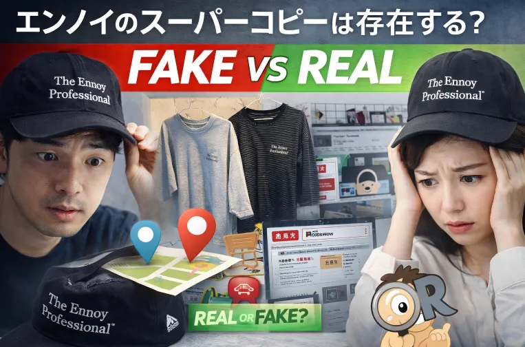 エンノイのスーパーコピーは存在する？偽物サイトの実態・見分け方・公式情報を徹底解説【2026年最新版】