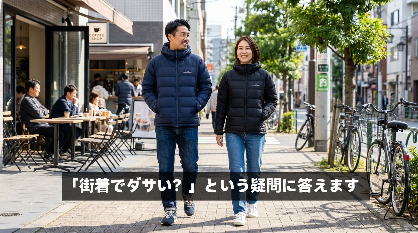 「街着でダサい？」という疑問に答えます