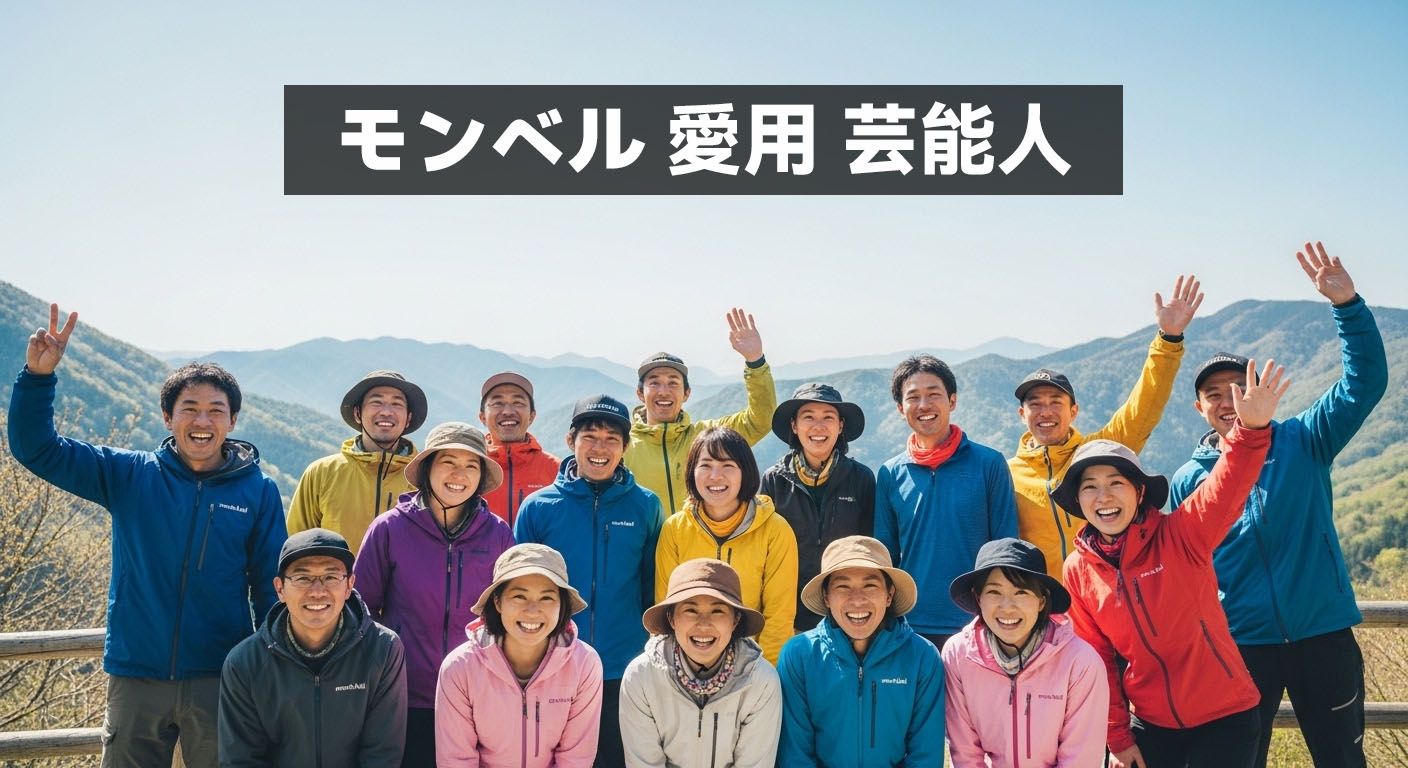 モンベル 愛用 芸能人