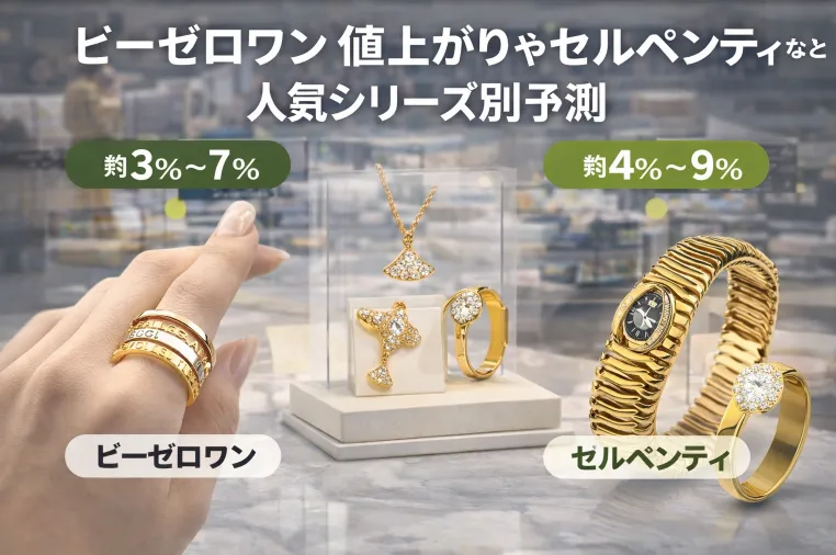5. ビーゼロワン 値上がりやセルペンティなど人気シリーズ別予測.webp