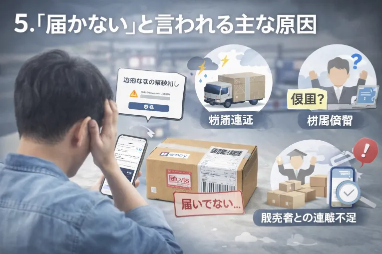 5. 「届かない」と言われる主な原因.webp