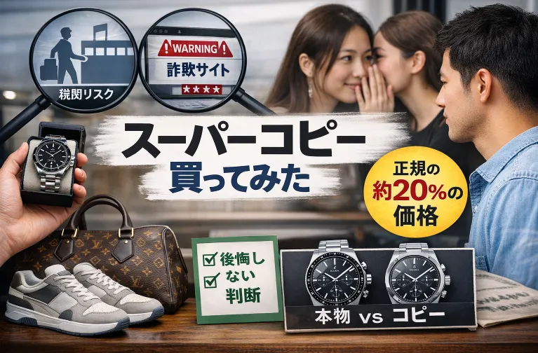 スーパーコピーを買ってみた体験まとめ｜品質・届くまでの日数・バレる可能性・後悔しない判断基準
