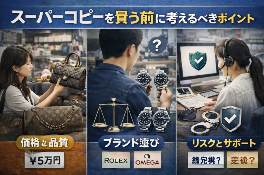 4. スーパーコピーを買う前に考えるべきポイント.webp