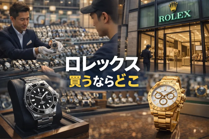 ロレックス 買うならどこ？正規店・並行輸入・中古・N級品まで選択肢を整理した完全ガイド