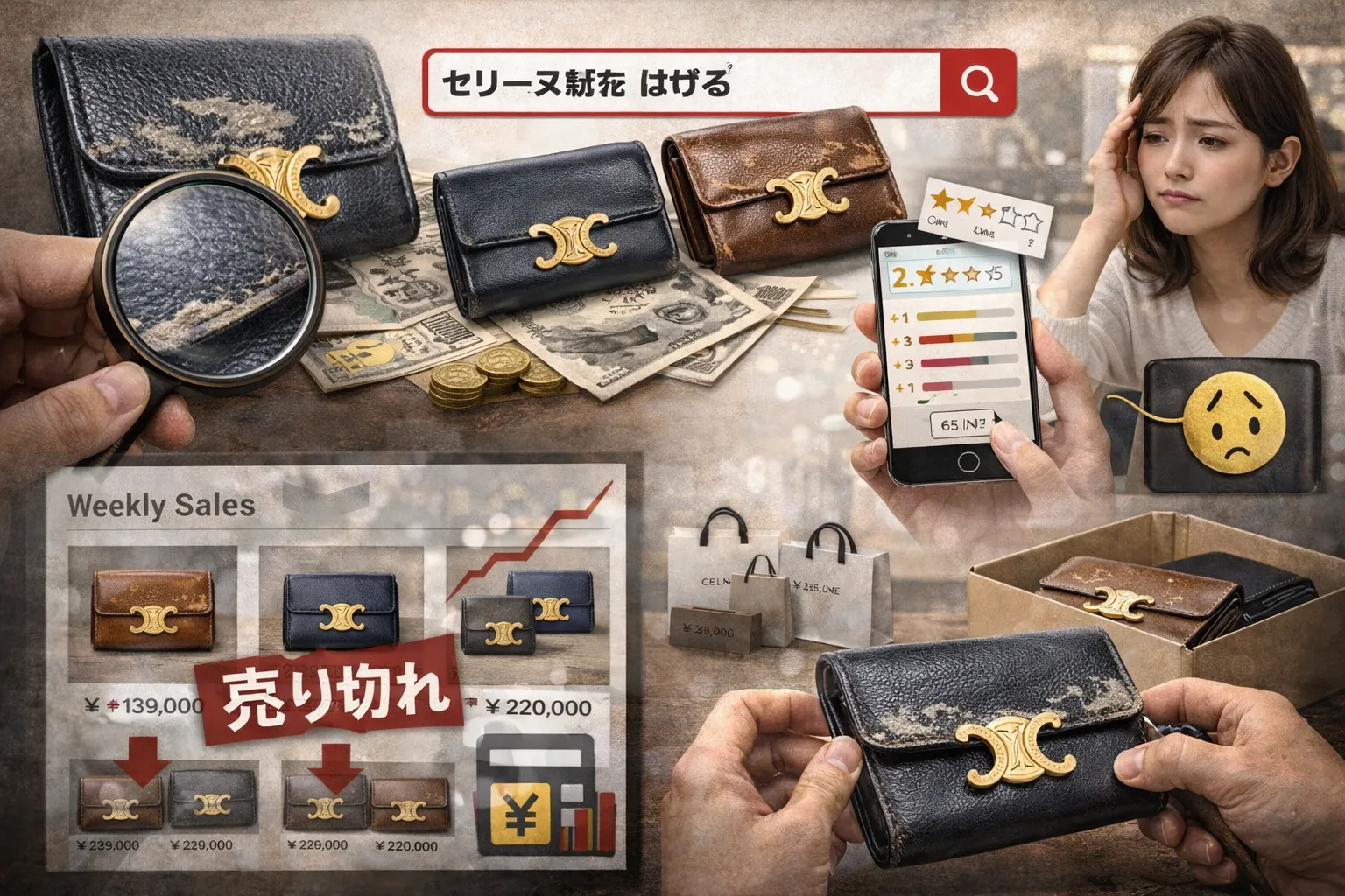 2. なぜ「セリーヌ財布 はげる」と言われるのか.webp