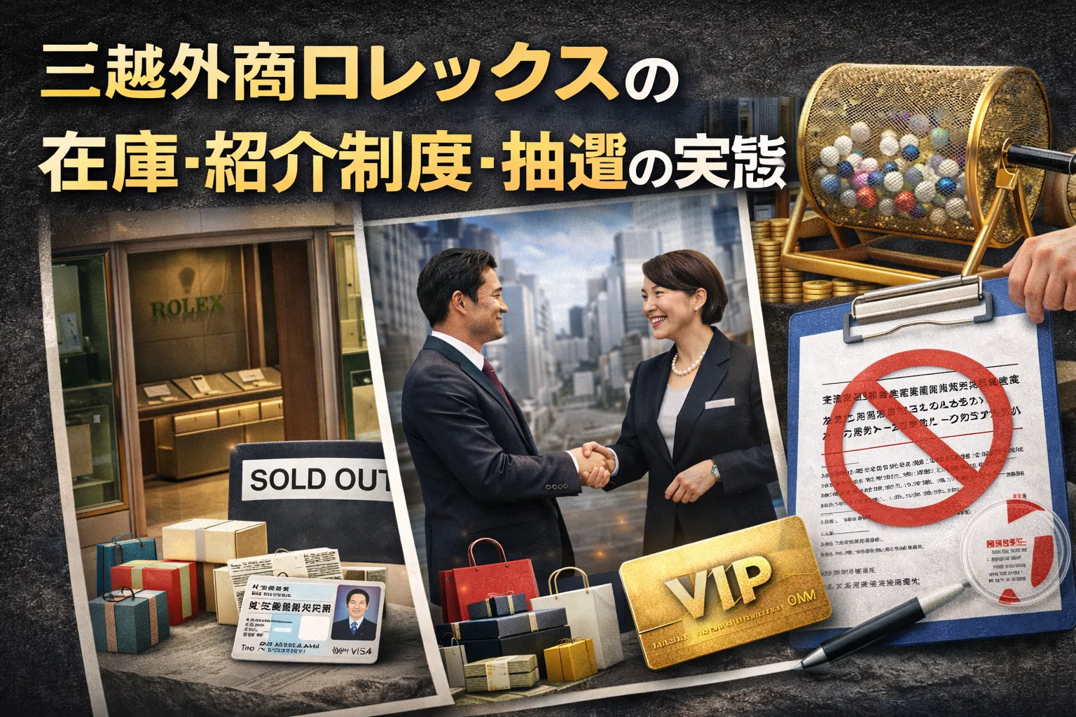 3. 三越外商ロレックスの在庫・紹介制度・抽選の実態.webp