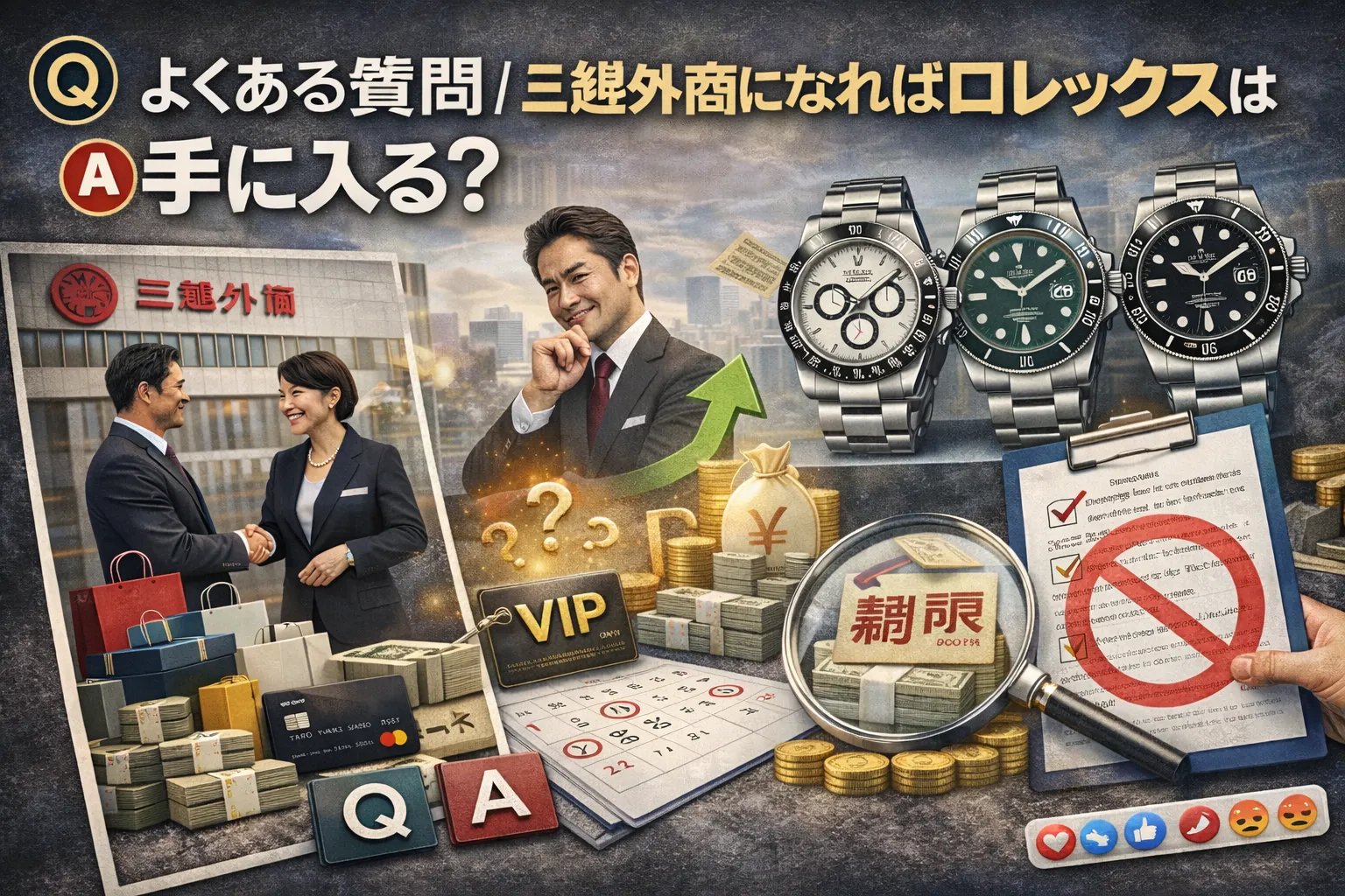 8. よくある質問｜三越外商になればロレックスは手に入る？.webp