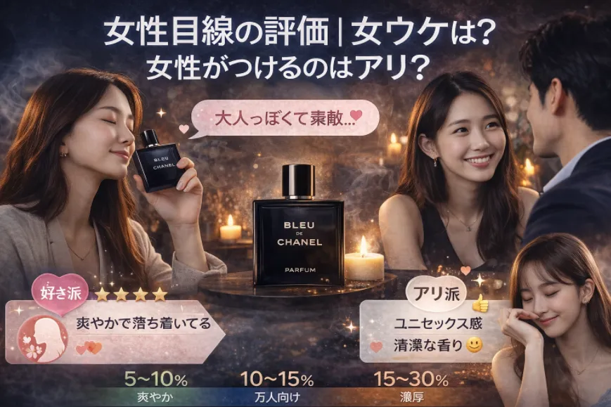 7 女性目線の評価｜女ウケは？女性がつけるのはアリ？.webp