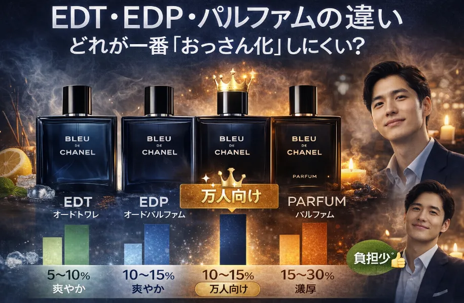 5 EDT・EDP・パルファムの違い｜どれが一番「おっさん化」しにくい？.webp