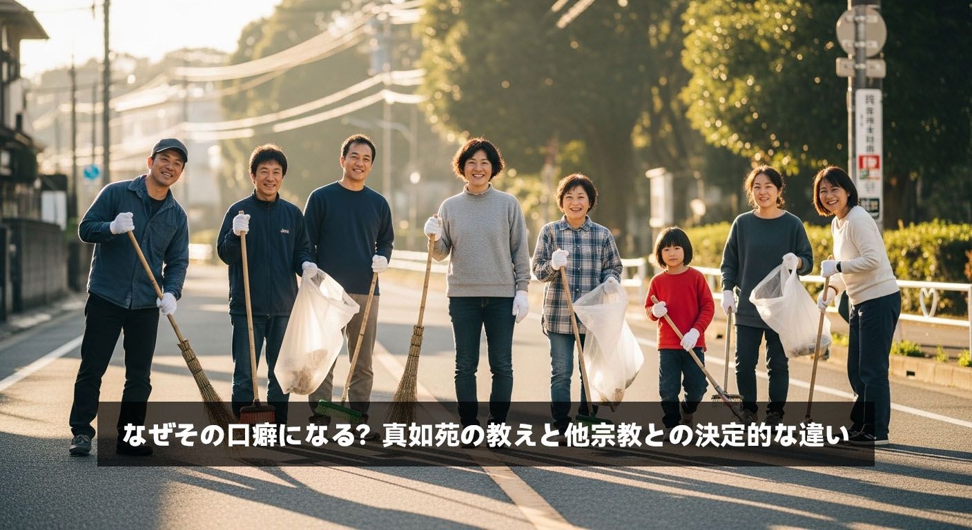 なぜその口癖になる？真如苑の教えと他宗教との決定的な違い