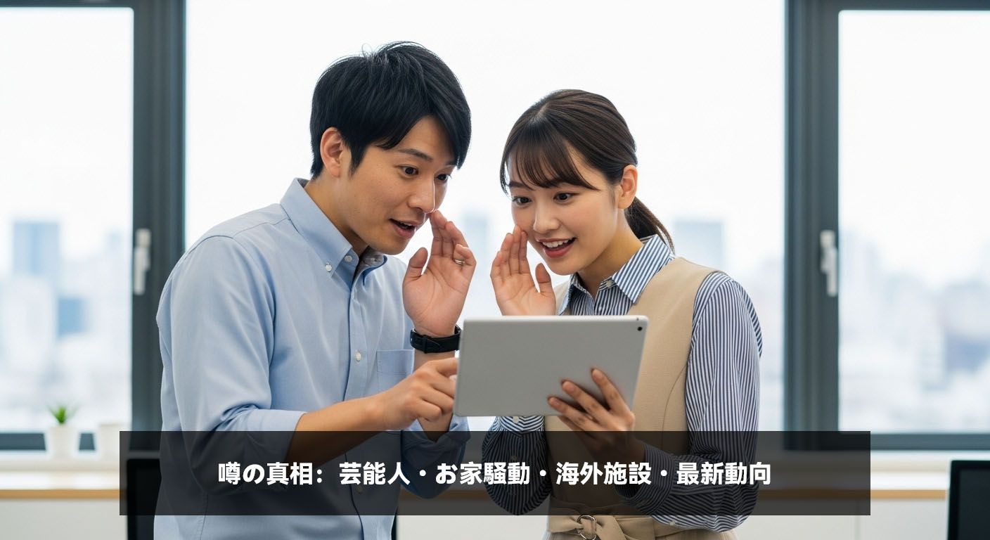 噂の真相：芸能人・お家騒動・海外施設・最新動向