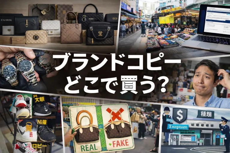 ブランドコピーはどこで買う？知恵袋の口コミから分かる安全な購入方法と注意点