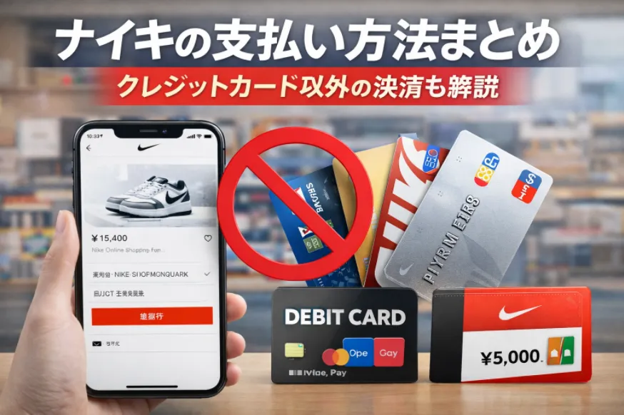 ナイキの支払い方法まとめ｜クレジットカード以外の決済も解説（Nike公式）