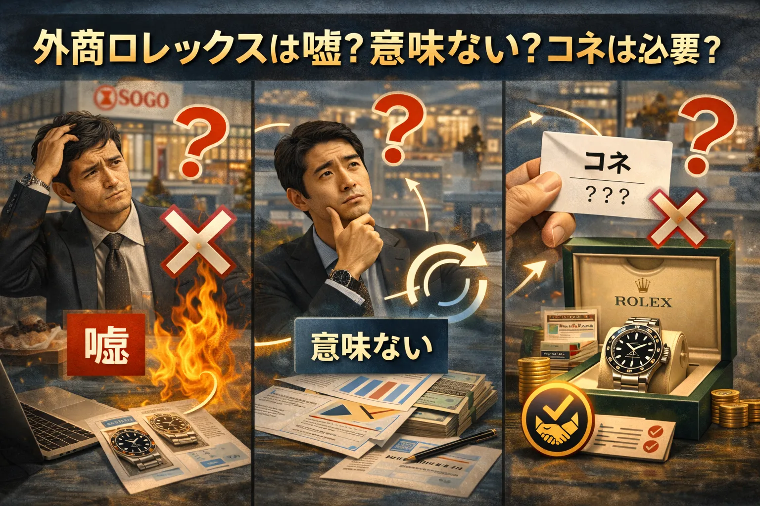 8 外商ロレックスは嘘？意味ない？コネは必要？.webp