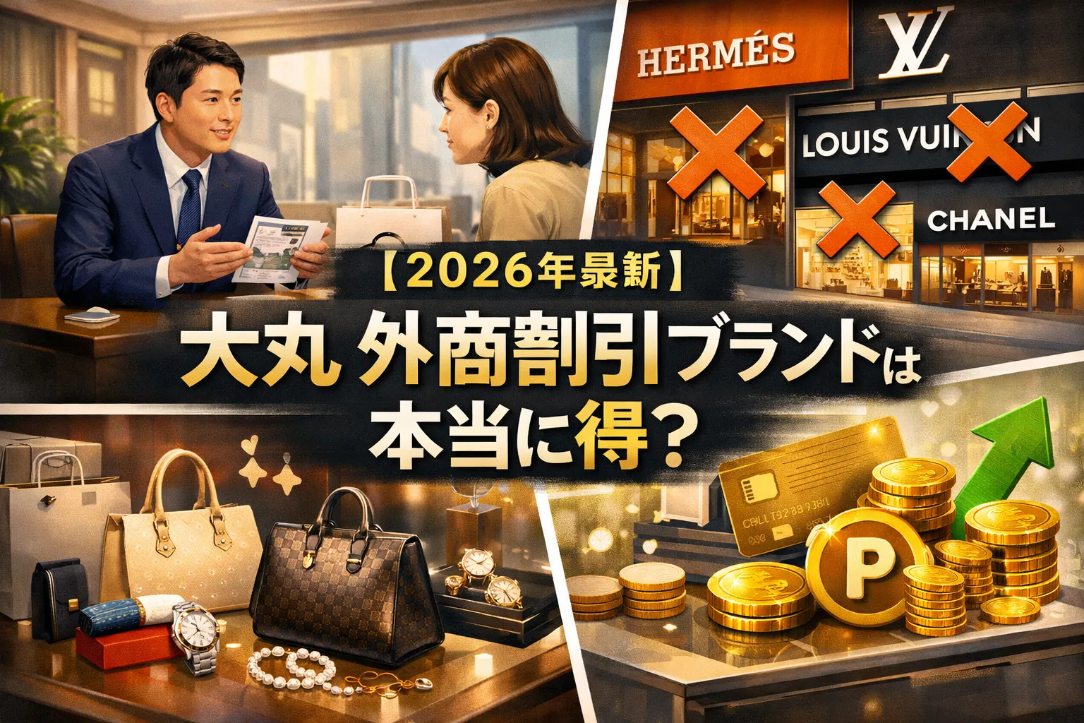 【2026年最新】大丸 外商割引 ブランドは本当に得？対象ブランド一覧と“割引できない高級ブランド”の現実を徹底解説