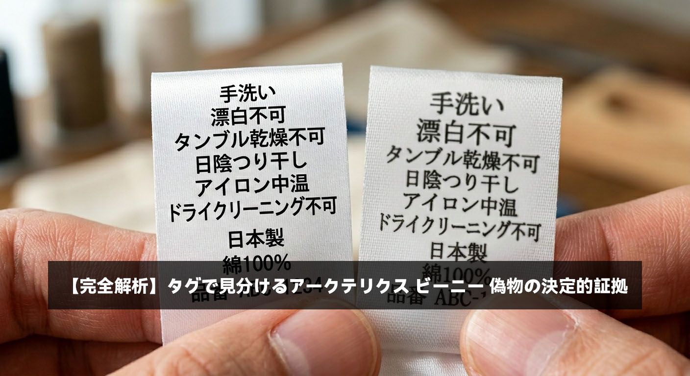 専門家監修】アークテリクス ビーニー 偽物・本物見分け方 2026完全版