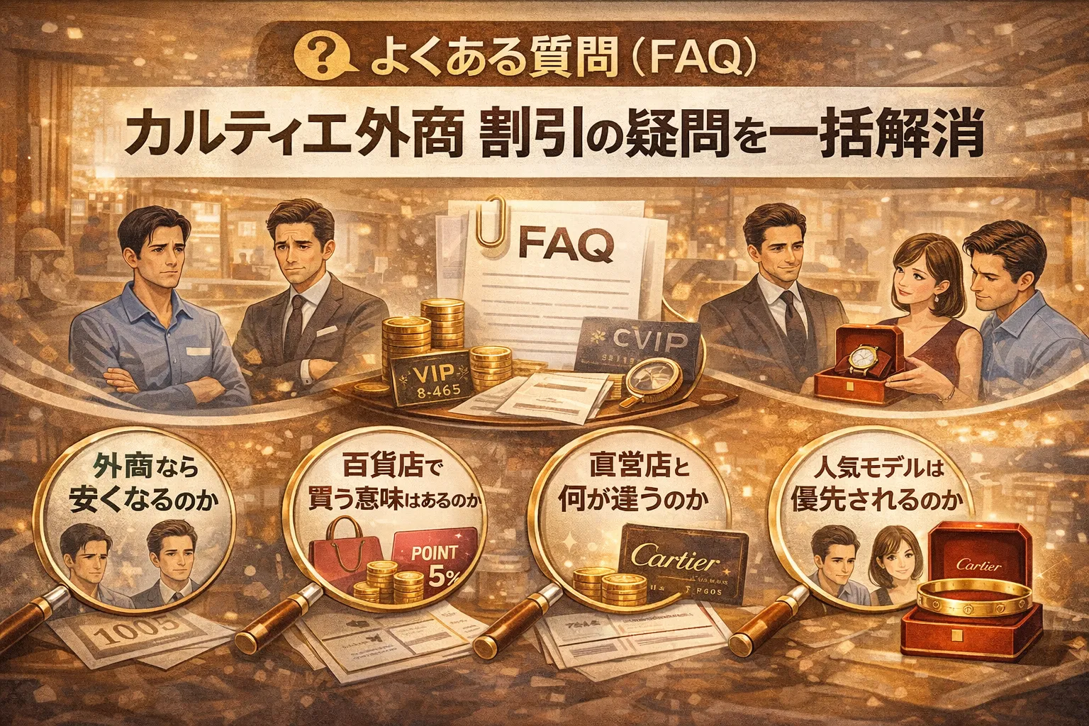 よくある質問（FAQ）｜カルティエ 外商 割引の疑問を一括解消.webp