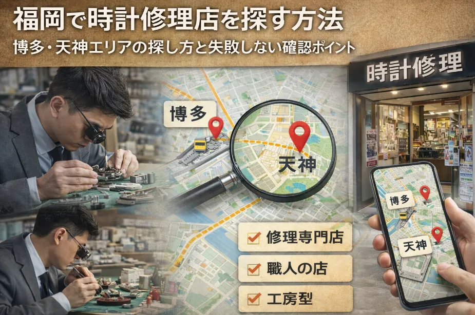4. 福岡で時計修理店を探す方法｜博多・天神エリアの探し方と失敗しない確認ポイント.webp
