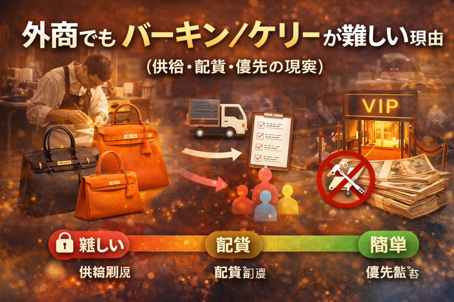 外商でもバーキン／ケリーが難しい理由（供給・配貨・優先の現実）.webp