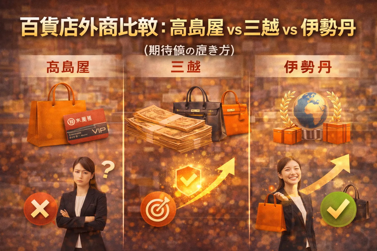 百貨店外商比較：高島屋 vs 三越 vs 伊勢丹（期待値の置き方）.webp
